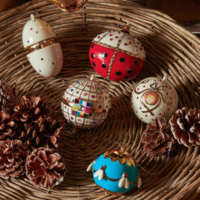 Alessi Fleur de Jori Christmas Ornaments, Series II by Marcello Jori