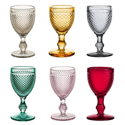 Bicos Cordial or Shot Glasses, Set of 6 by Vista Alegre