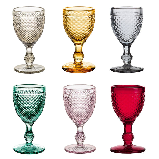 Bicos Cordial or Shot Glasses, Set of 6 by Vista Alegre