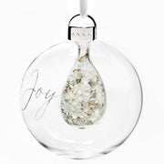 Anna New York Holiday Joy 5" Crystal & Silver Ornament
