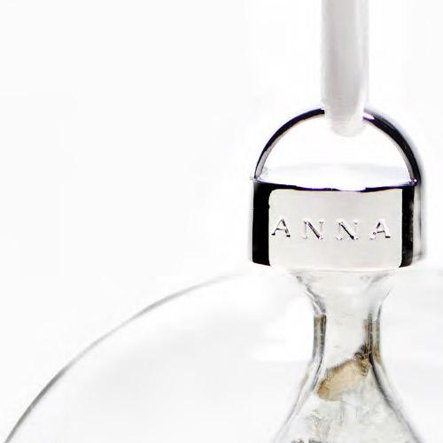 Anna New York Holiday Joy 5" Crystal & Silver Ornament